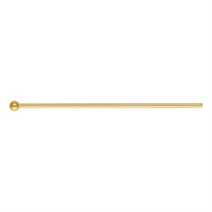 Ball Headpin 22ga .025x1.0" (0.63x25.4mm)