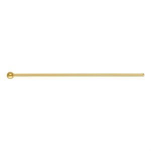 Ball Headpin 22ga .025x1.0" (0.63x25.4mm)