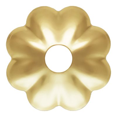4.0mm Flower Bead Cap 1.0mm Hole 4.0mm Flower Bead Cap 1.0mm Hole