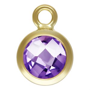 4.0mm DSCB Amethyst 3A CZ Drop