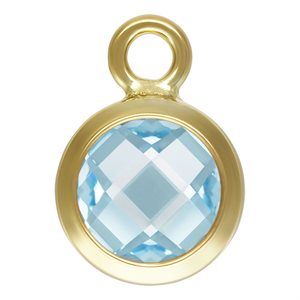 4.0mm DSCB Aquamarine 3A CZ Drop