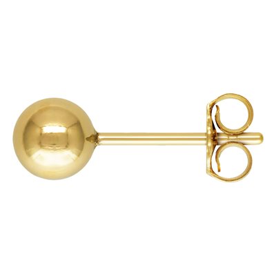 5.0mm Ball Earring w / Earring Back 5.0mm Ball Earring w / Earring Back