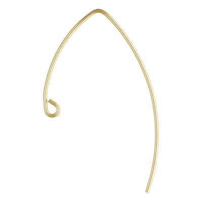 V Shape Ear Wire .028" (.71mm) V Shape Ear Wire .028" (.71mm)