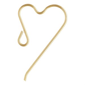 Heart Ear Wire .025" (0.64mm)