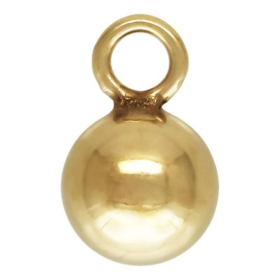 4.0mm Ball Drop w / 2.5mm Jump Ring