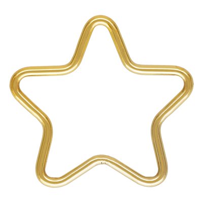 15.0mm Star Jump Ring (0.89mm wire) CL 15.0mm Star Jump Ring (0.89mm wire) CL