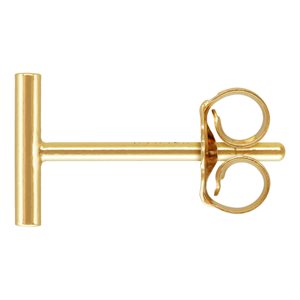 6mm Bar Post Earring w / Earring Back