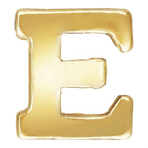 Block Letter 'E' Stamping (0.5mm Thick)