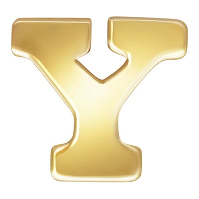 Block Letter 'Y' Stamping (0.5mm Thick)