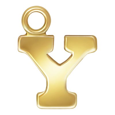 Block Letter 'Y' Charm (0.5mm Thick)