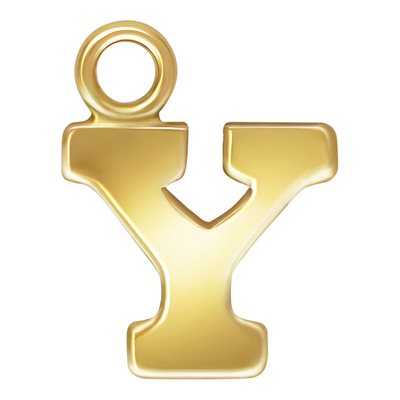 Block Letter 'Y' Charm (0.5mm Thick) Block Letter 'Y' Charm (0.5mm Thick)