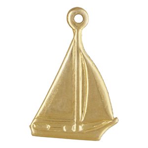 10.0x13.0mm Sailboat Charm