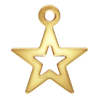 8.0mm Cutout Star Charm