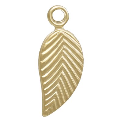 5.0x10mm Leaf Charm (Right)