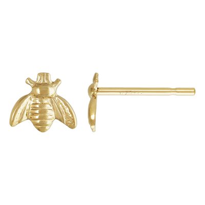 5.5x6.3mm Bee Post Earring 5.5x6.3mm Bee Post Earring