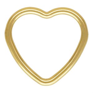 10.0mm Heart Jump Ring Closed