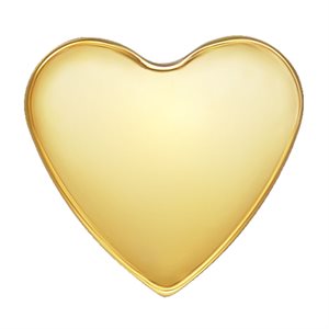 3.3mm x 3.5mm Heart Disc (.45mm Thick)