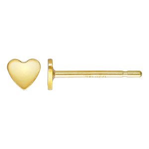 3.5mm Heart Post Earring