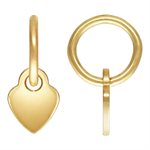 3.5mm Heart Quality Tag Hooplet