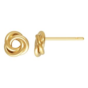 6.0mm Love Knot Post Earring