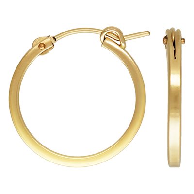 1.9x20.0mm Square Tube Eurowire Hoop 1.9x20.0mm Square Tube Eurowire Hoop