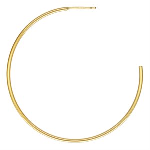 45.0mm 3 / 4 Hoop Post Earrings