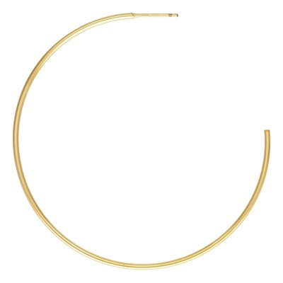 55.0mm 3 / 4 Hoop Post Earrings 55.0mm 3 / 4 Hoop Post Earrings