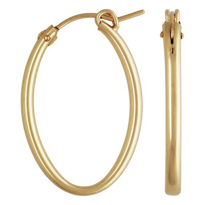 2.3x20x30mm Oval Eurowire Hoop 2.3x20x30mm Oval Eurowire Hoop