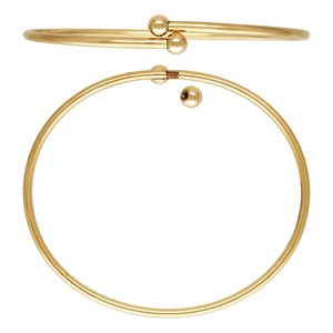 7" Flex Bangle (2.3mm) w / Threaded Balls