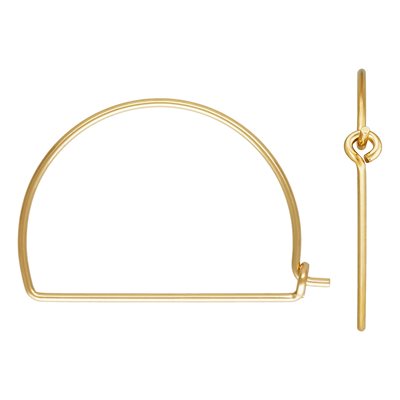 0.70x16.5x22.5mm Wire Arch Beading Hoop 0.70x16.5x22.5mm Wire Arch Beading Hoop