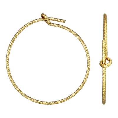 0.70x20.0mm Sparkle Wire Beading Hoop 0.70x20.0mm Sparkle Wire Beading Hoop