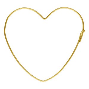 40x43.0mm Heart-Shaped Hoop