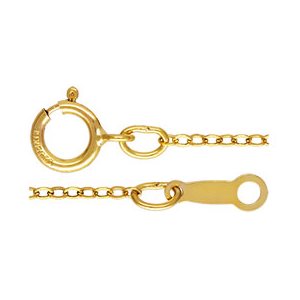 16" 1.3mm Flat Cable Chain
