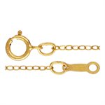 16" 1.3mm Flat Cable Chain