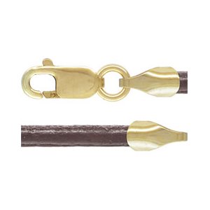 16" 2.0mm Brown Leather LC 1