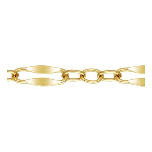 2.1mm Dapped Long and Short Cable Chain 25ft Spool