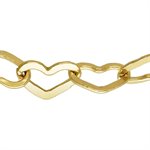 1.9x2.8mm Flat Heart Chain 200ft Spool