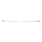 20" 1.7mm Cable Chain Spring Ring
