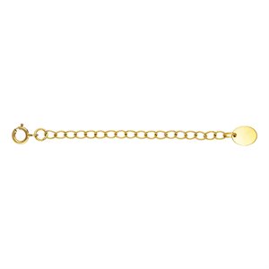 2" Cable Chain Ext w / Quality Tag&Spring Ring