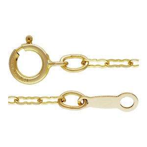 20" 1.4mm Krinkle Chain