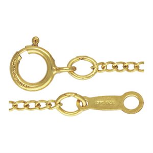 18" 1.5mm Curb Chain