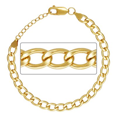 6.5" Flat Curb Chain w / 1" Extender 6.5" Flat Curb Chain w / 1" Extender