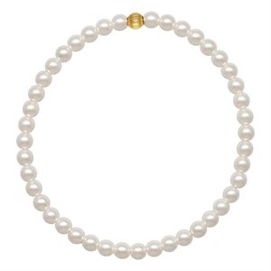 5.0" 3.0mm Crystal Simulated Pearl Stretchy Bracelet