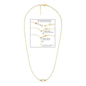 18.5" Add-A-Bead Box Chain Necklace