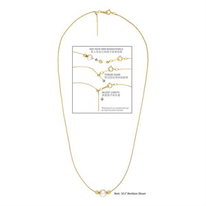 22" Add-A-Bead Box Chain Necklace