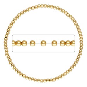 5.0" 2.0mm Beaded Stretchy Bracelet