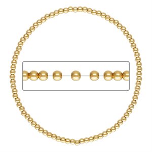 5.5" 2.0mm Beaded Stretchy Bracelet