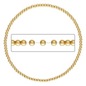 6.0" 2.0mm Beaded Stretchy Bracelet