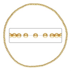 8.0" 2.0mm Beaded Stretchy Bracelet