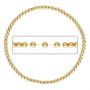 6.0" 2.5mm Beaded Stretchy Bracelet
